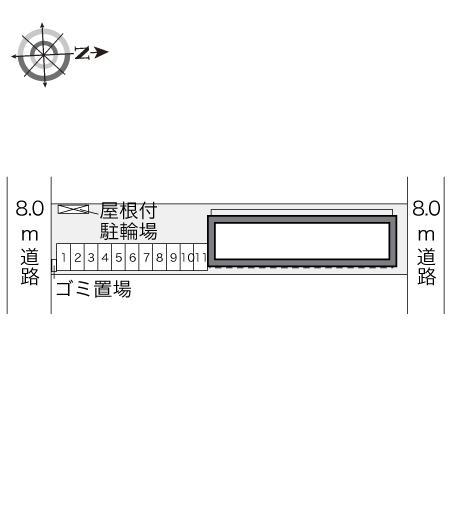 ゆう(28608)の駐車配置図
