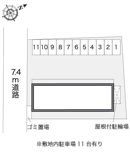 雁ケ音(20899)の駐車配置図