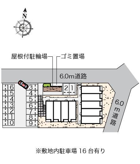 ミランダラ　アルコバレーノ(57881)の駐車配置図