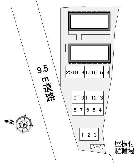 沼(38217)の駐車配置図