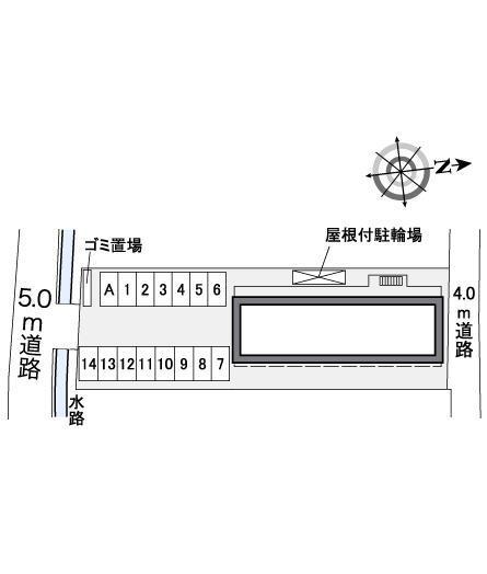ブルーメ(39663)の駐車配置図