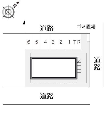 ボヌールＭ(11334)の駐車配置図
