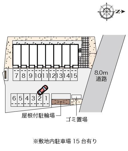 ミランダＳｕｎ(56913)の駐車配置図