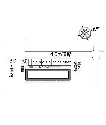 サンポート(27362)の駐車配置図
