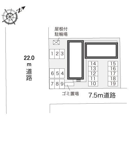プレミール(29607)の駐車配置図