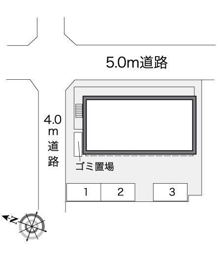 ｐａｒｔｉｒｅ(25389)の駐車配置図