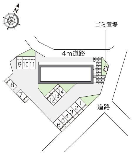Ｔ＆Ｈ(12476)の駐車配置図