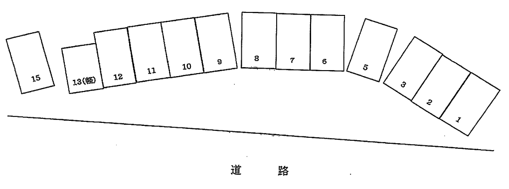 パークカタロニアの駐車配置図