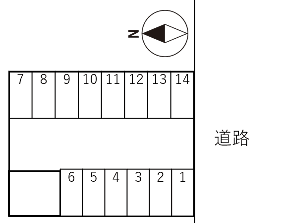 早出-22の駐車配置図