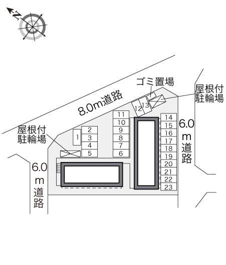 希央台(31770)の駐車配置図