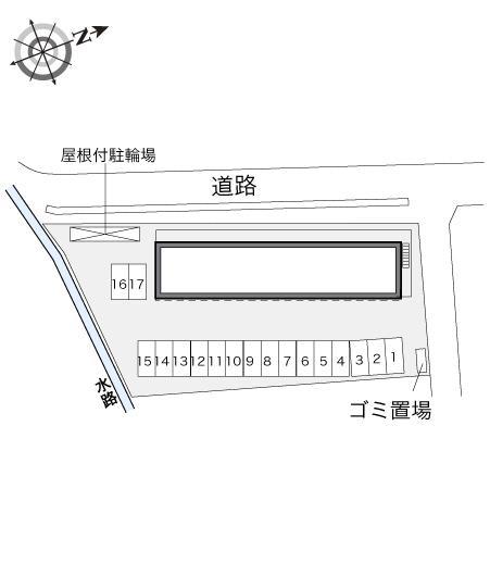 ラ　フォレスタ(34008)の駐車配置図