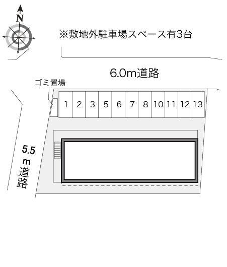 スターチスⅠ(29615)の駐車配置図