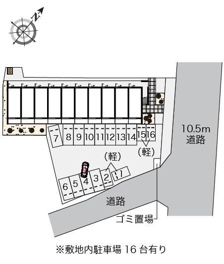 クレイノアリエッタ(58921)の駐車配置図