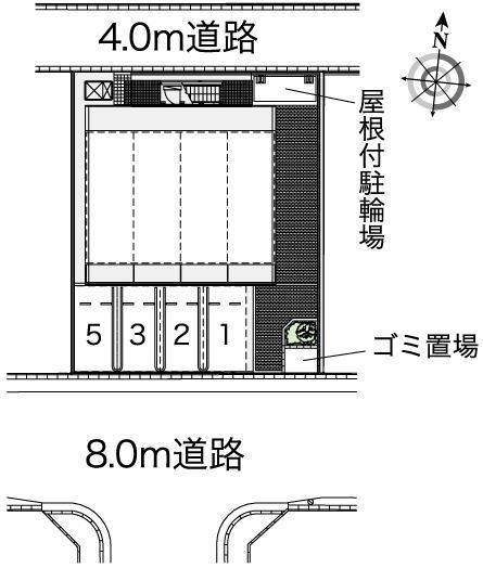 エスペランサ(44049)の駐車配置図