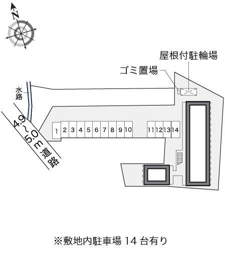島田(18802)の駐車配置図
