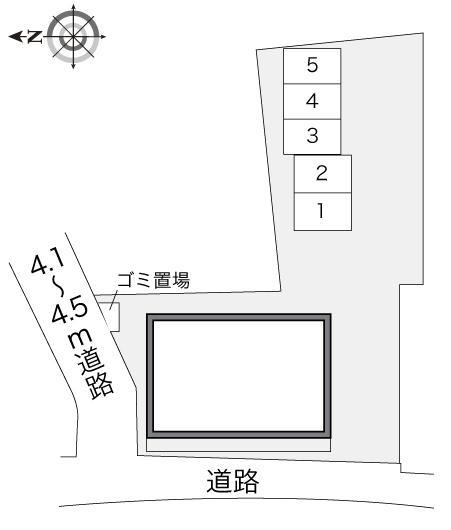 薬師山ユイット(21061)の駐車配置図