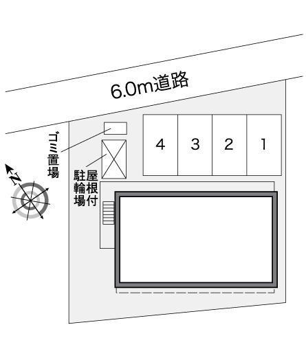 宗久荘(26261)の駐車配置図