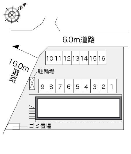 マークヒルズ(24340)の駐車配置図