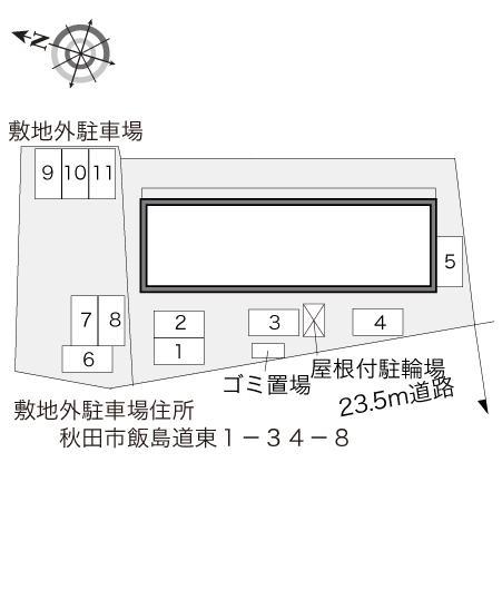 ノベルティ(22862)の駐車配置図
