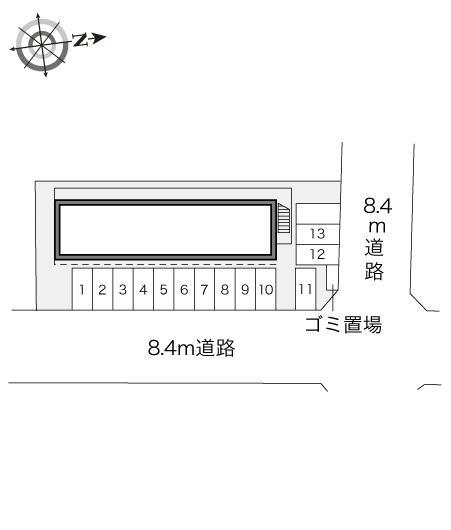 和田Ｍ(19015)の駐車配置図