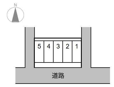 御成橋駐車場の駐車配置図