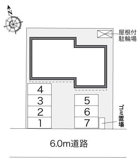 入山Ⅱ(34239)の駐車配置図
