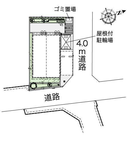 メゾンアンソレイエ(44314)の駐車配置図