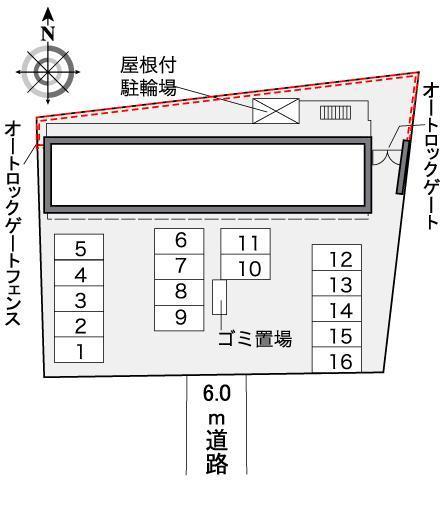 神無月(36252)の駐車配置図