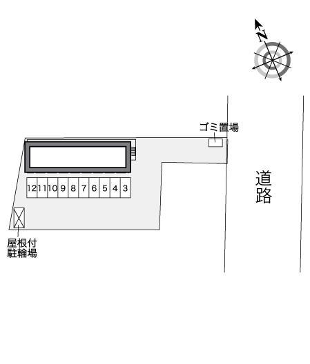 アクアスイート(25980)の駐車配置図