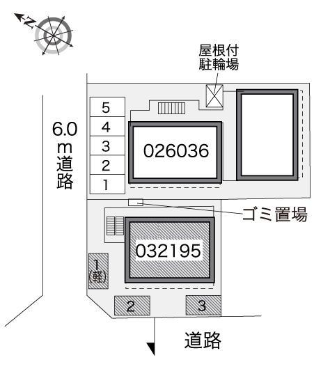 ブレッシングⅡ(32195)の駐車配置図