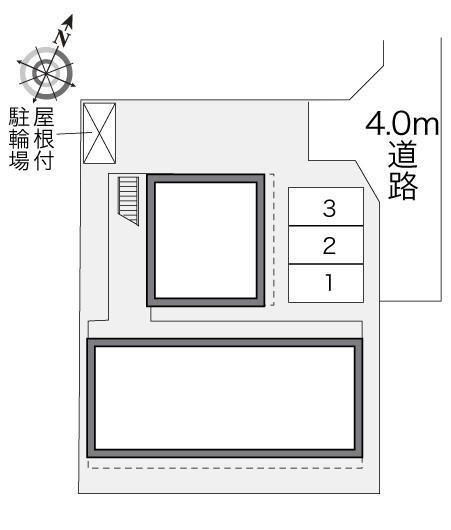 サン南林間(22888)の駐車配置図