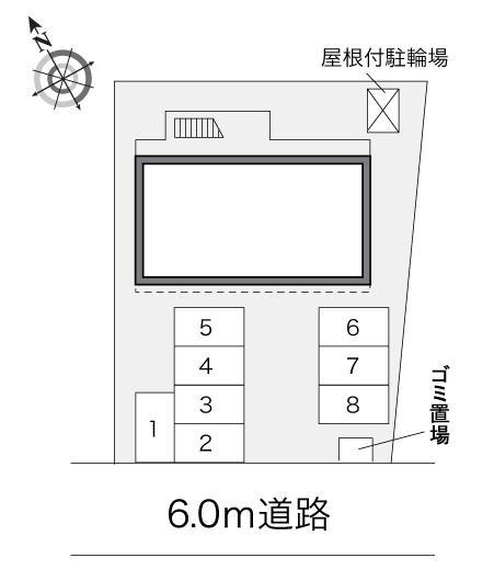 イーストＡ(23839)の駐車配置図