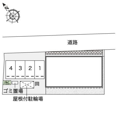 プレザン今池(45061)の駐車配置図