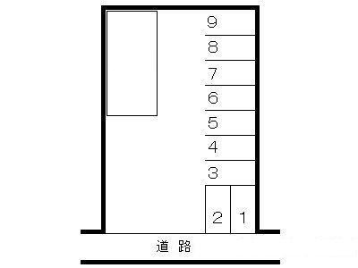 ｵｰﾄ･ｽｸｳｪｱｰ鴨池Ⅲの駐車配置図