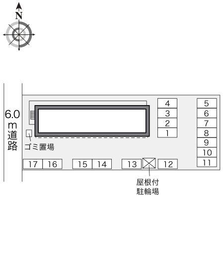 サンバレー黒崎(29305)の駐車配置図