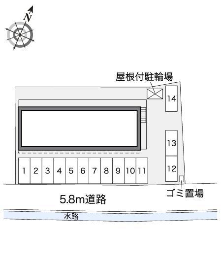 ブルーリーフタウン(32491)の駐車配置図