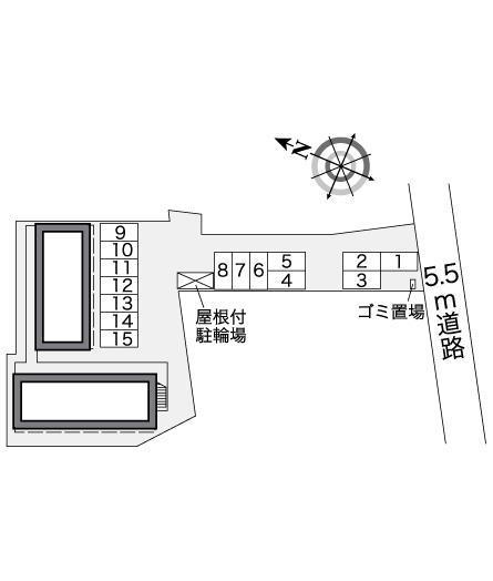 ミエ(27397)の駐車配置図