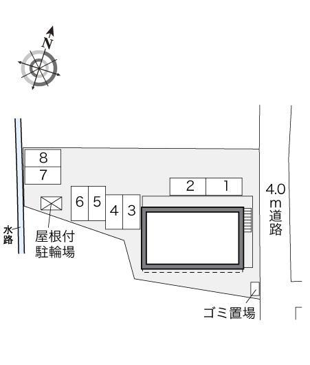ＴⅠ(32617)の駐車配置図