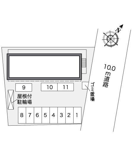 ＨＥＡＶＥＮ(26496)の駐車配置図