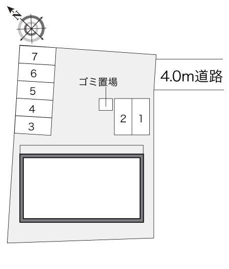 ルミエール　さくら(23473)の駐車配置図