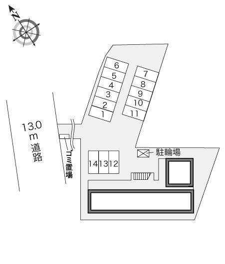 ルミエール(24658)の駐車配置図
