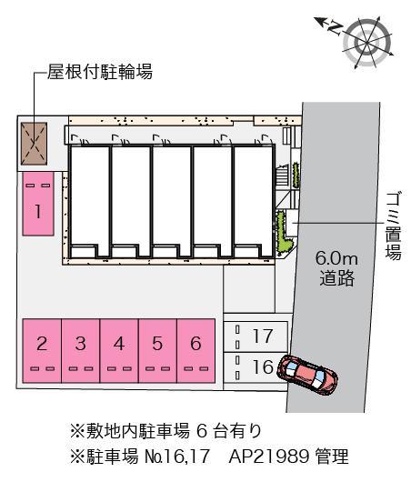 クレイノグランドソレーユ(58039)の駐車配置図