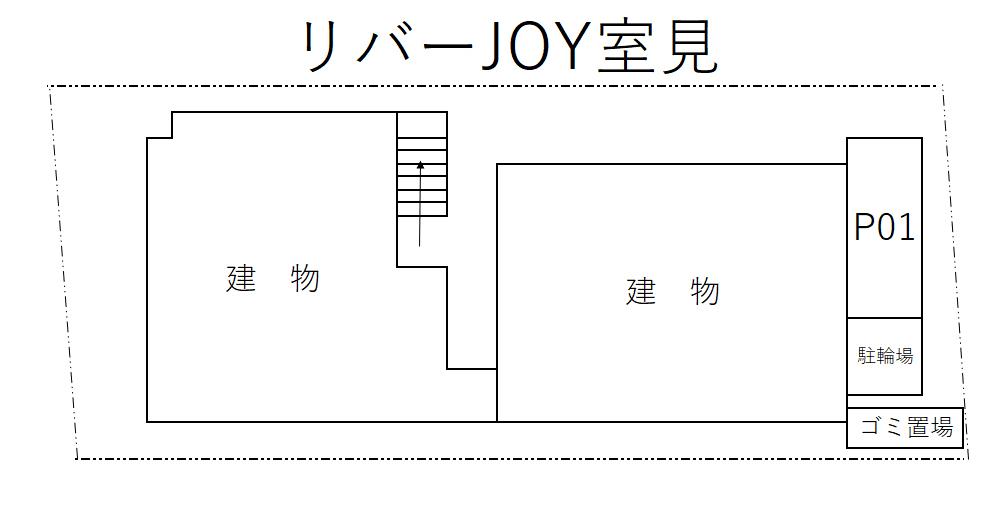リバーJOY室見の駐車配置図