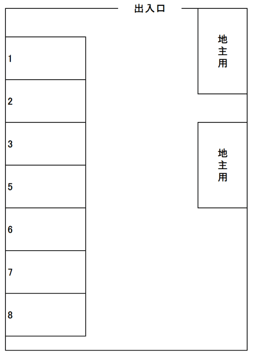 000148の駐車配置図