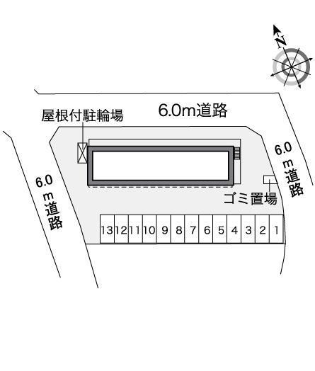 ウィルほたる野(35345)の駐車配置図