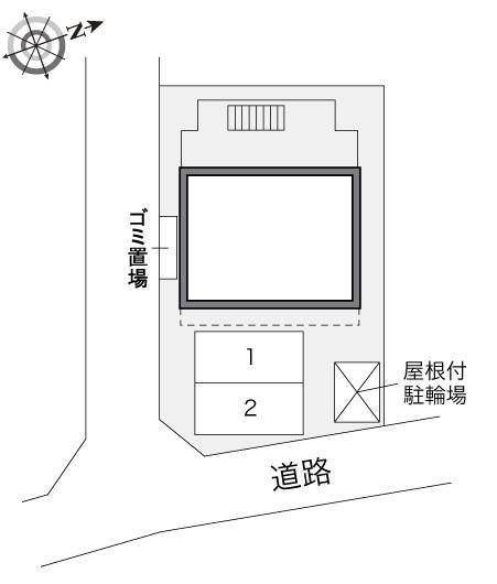 ｗｅｅｎｙ　ｆｌａｔ(29357)の駐車配置図