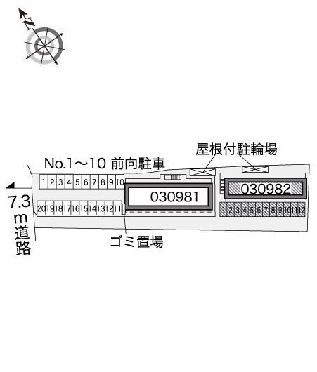 ゴールドリングＢ(30982)の駐車配置図