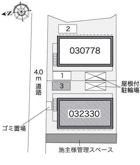 ＭＩＮＡＭＩⅡ(32330)の駐車配置図