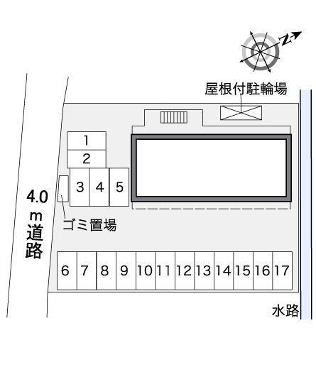 アークテラス(37077)の駐車配置図