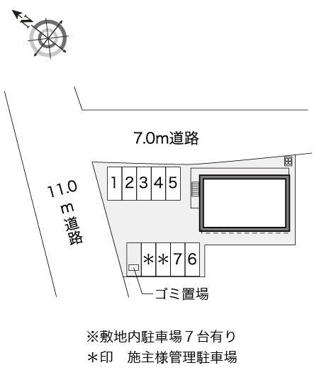 みくも西(28188)の駐車配置図